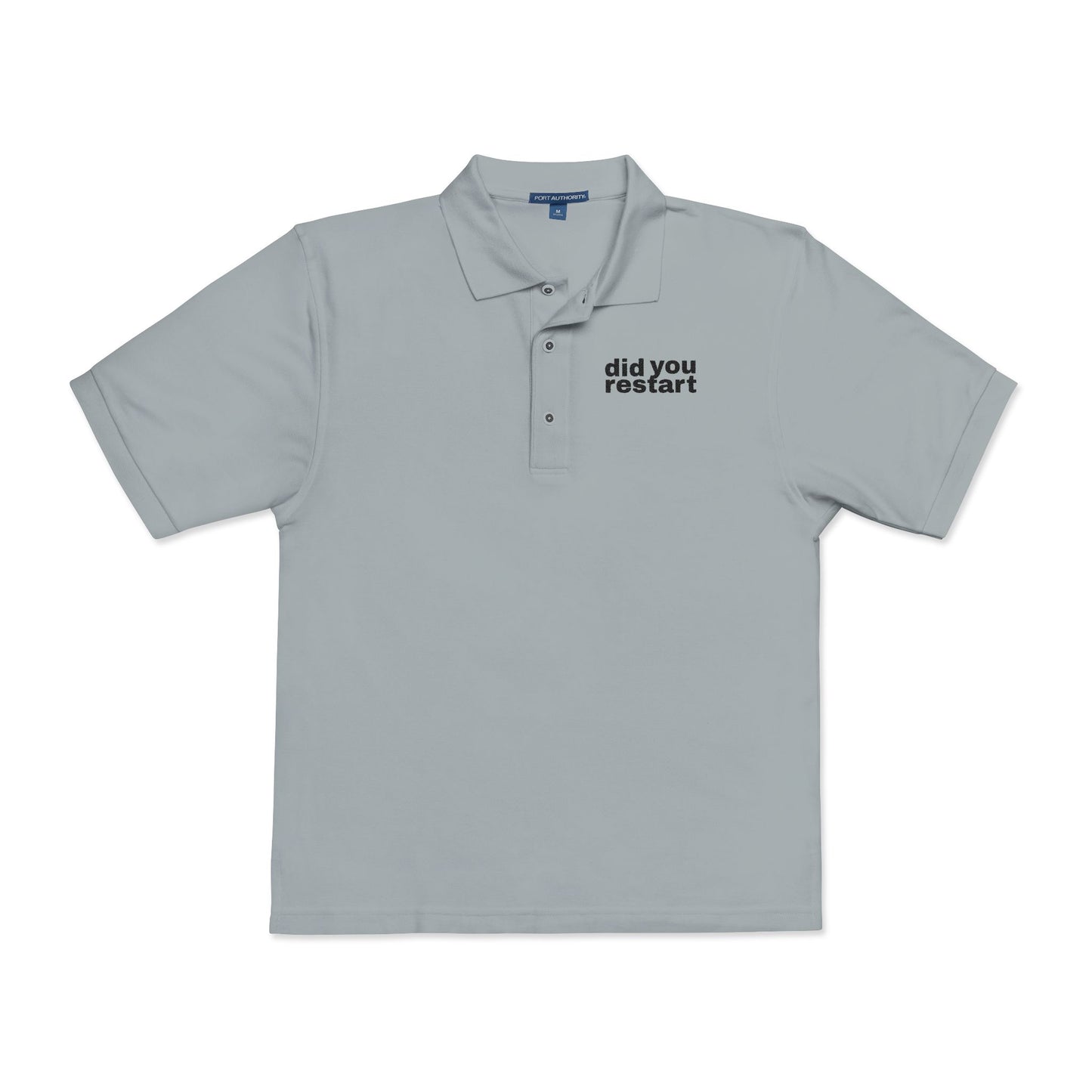 Sysadmin Polo Shirt - Did You Restart? Unisex Embroidered