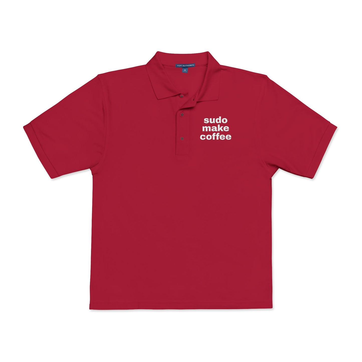 Sudo make me a coffee - Embroidered Unisex Polo Shirt