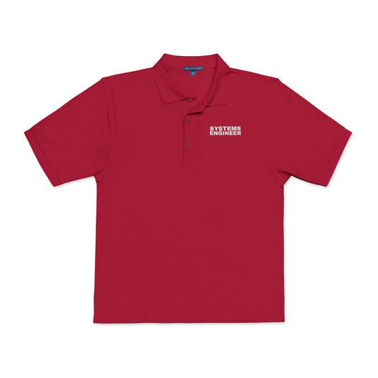 Systems Engineer Polo Shirt Embroidered