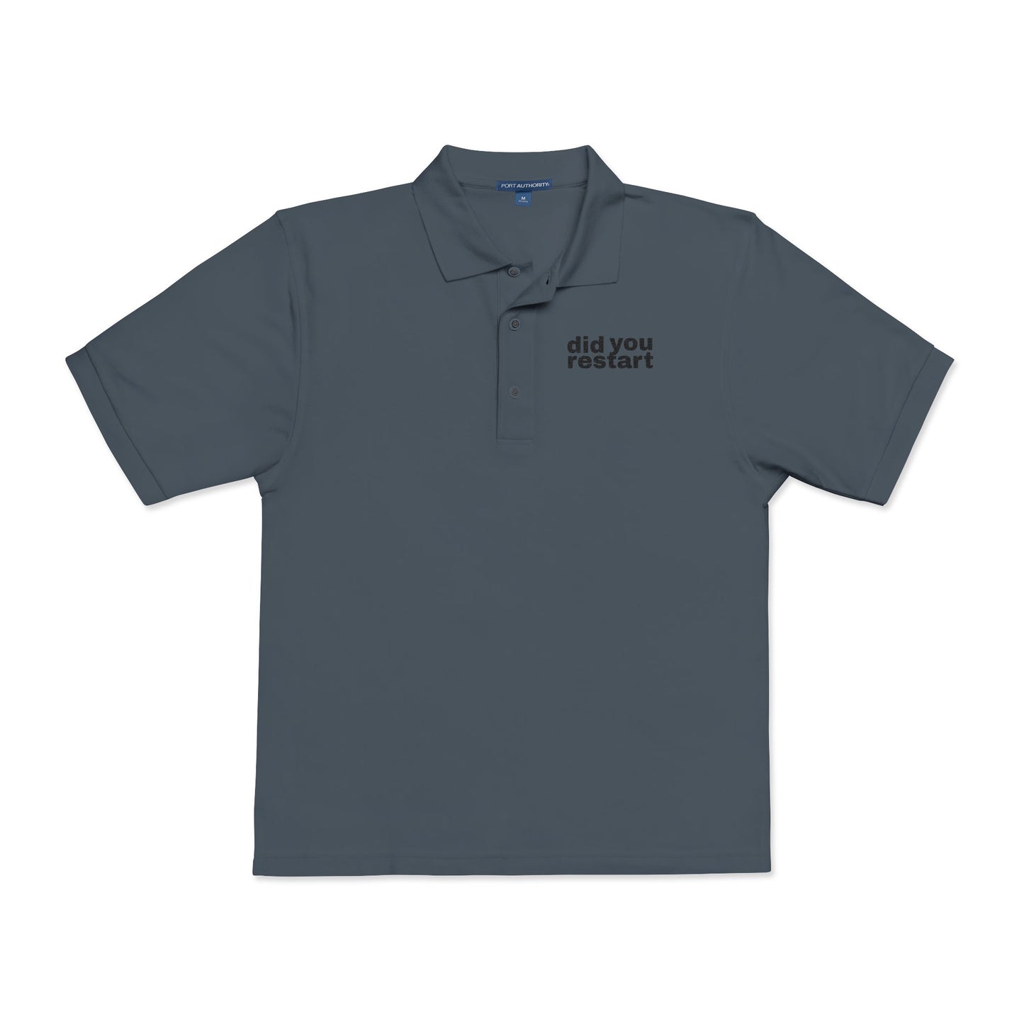 Sysadmin Polo Shirt - Did You Restart? Unisex Embroidered