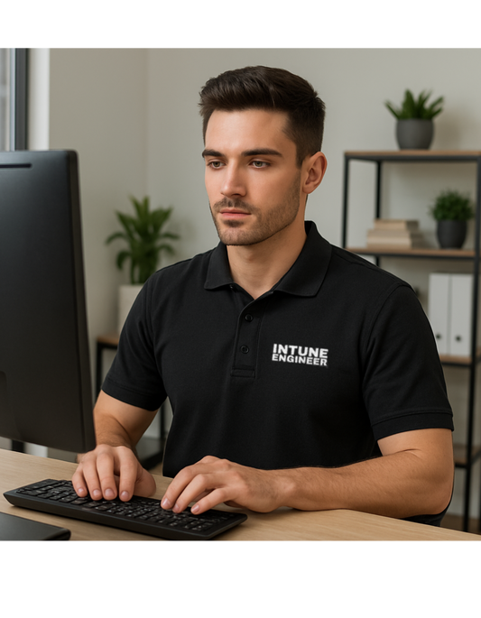 Intune Engineer Embroidered Unisex Polo Shirt